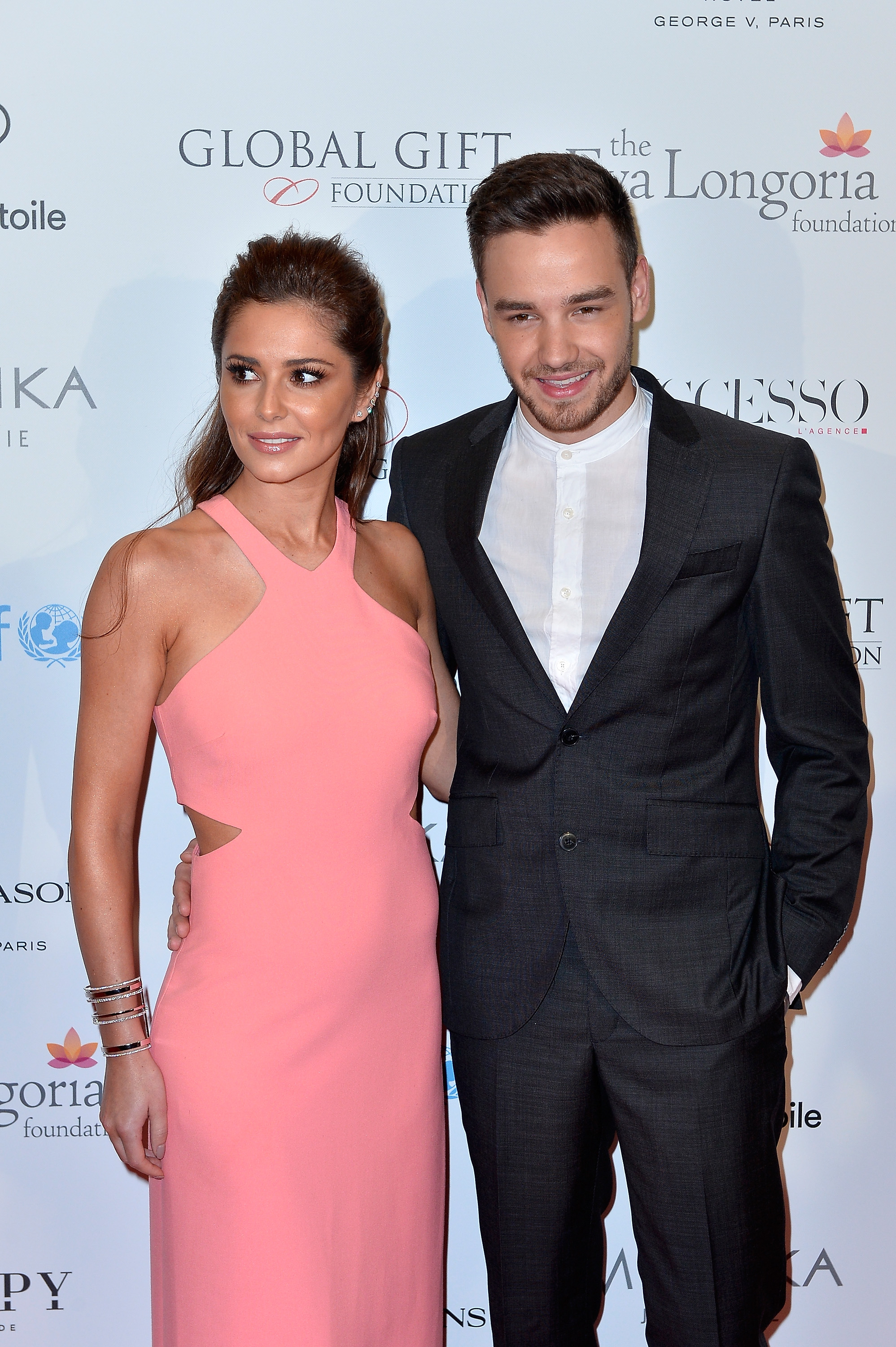 Cheryl Cole and Liam Payne attend the Global Gift Gala photocall on May 9, 2016, in Paris, France. | Source: Getty Images