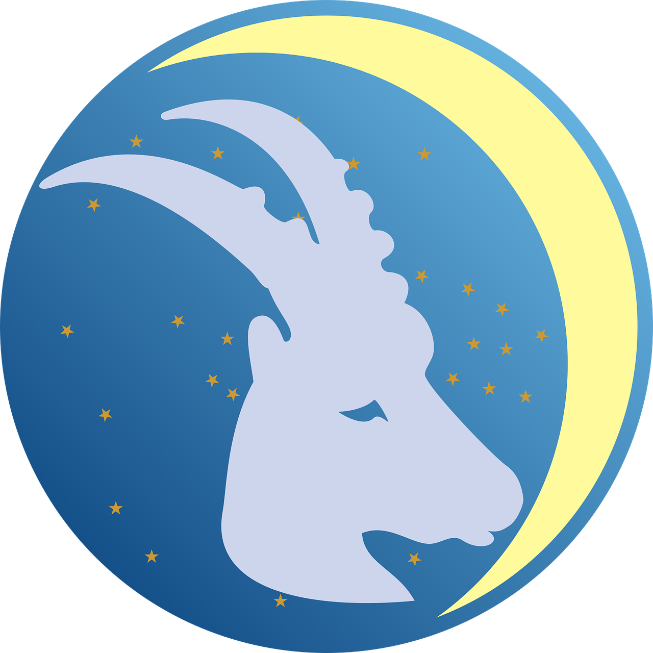 Illustration of the zodiac sign Capricorn | Source: Pixabay