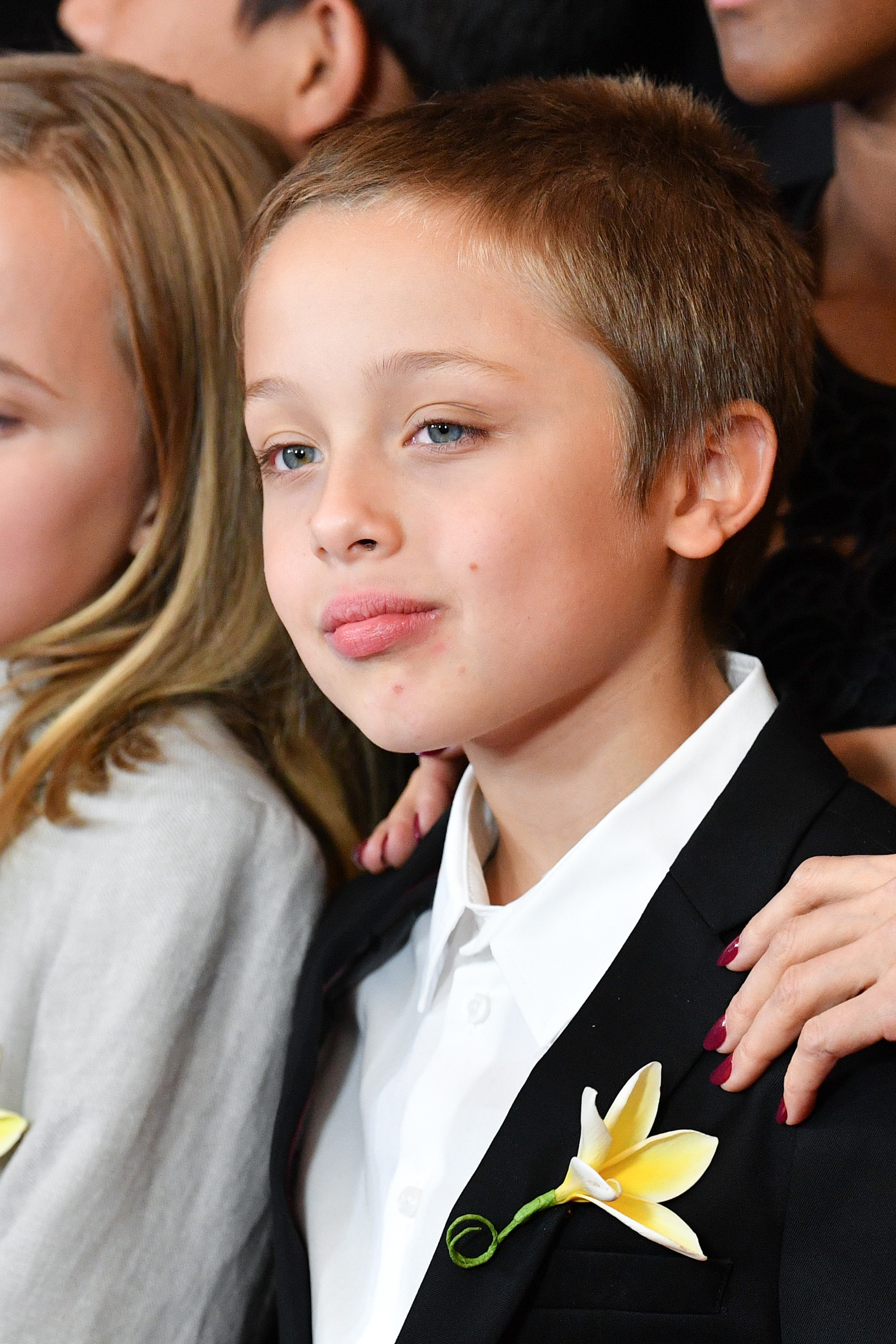 Knox Leon Jolie-Pitt attends the "First They Killed My Father" New York premiere at DGA Theater on September 14, 2017 in New York City. | Source: Getty Images