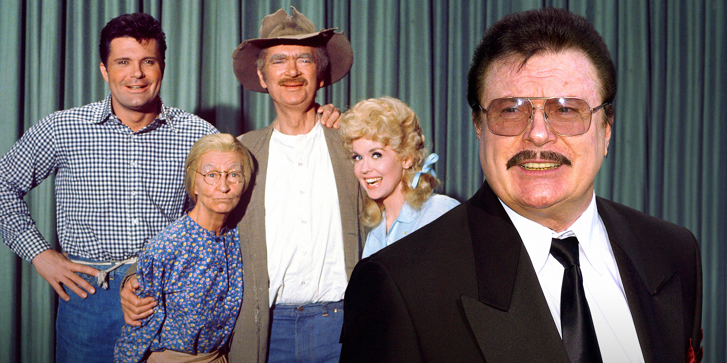 Max Baer Jr. with the cast of "The Beverly Hillbillies" | Source: Getty Images