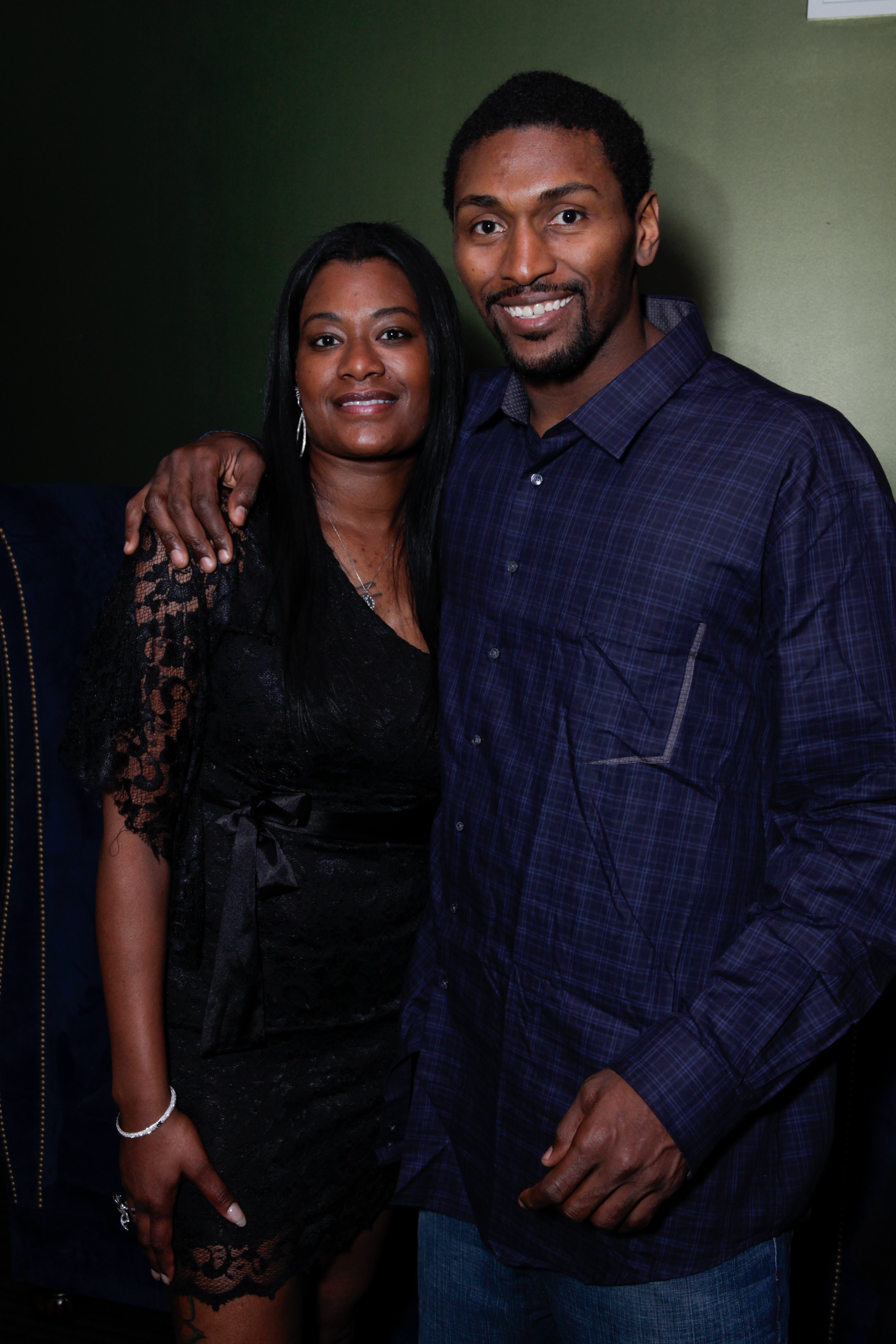 Kimsha Artest and Metta World Peace attend Ron Artest's Birthday Celebration at The Conga Room at L.A. Live on November 14, 2010, in Los Angeles, California. | Source: Getty Images