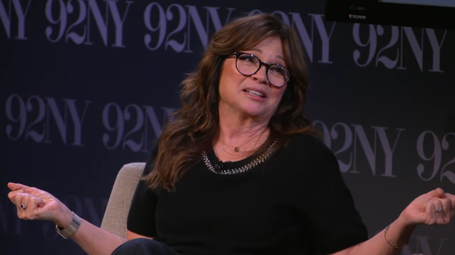 Valerie Bertinelli talking about her new book with Drew Barrymore on March 24, 2026 | Source: YouTube/The 92nd Street Y, New York