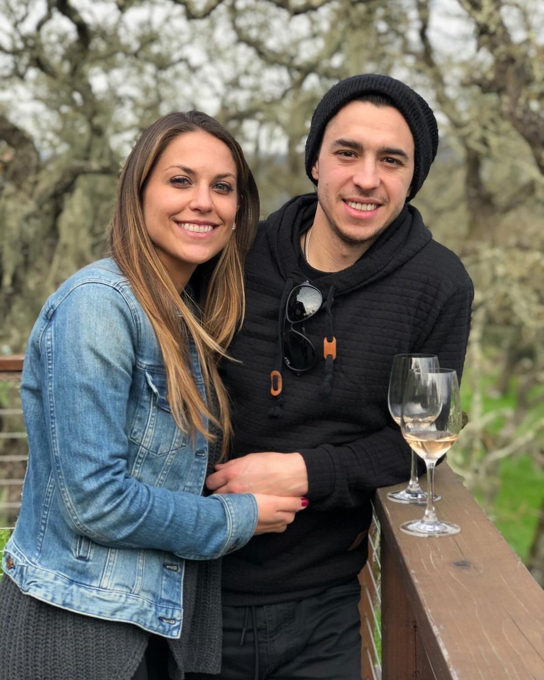 Johnny and Meredith Gaudreau chilling, from an Instagram slideshow of photos, dated September 1, 2024 | Source: Instagram/meredithgaudreau_