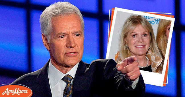 Photo of Alex Trebek and a photo of his first wife, Elaine Trebek Kares | Photo: Getty Images