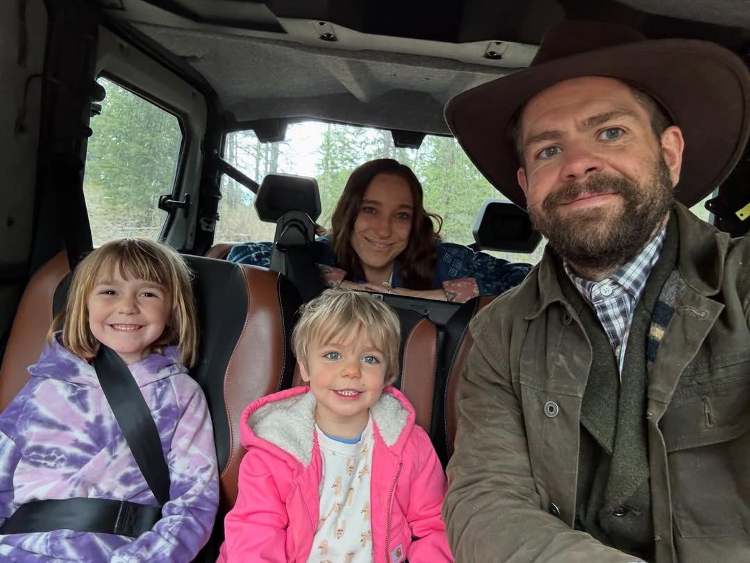 Maple Artemis Osbourne with her parents and sister from a post dated April 24, 2025. | Source: Instagram/jackosbourne