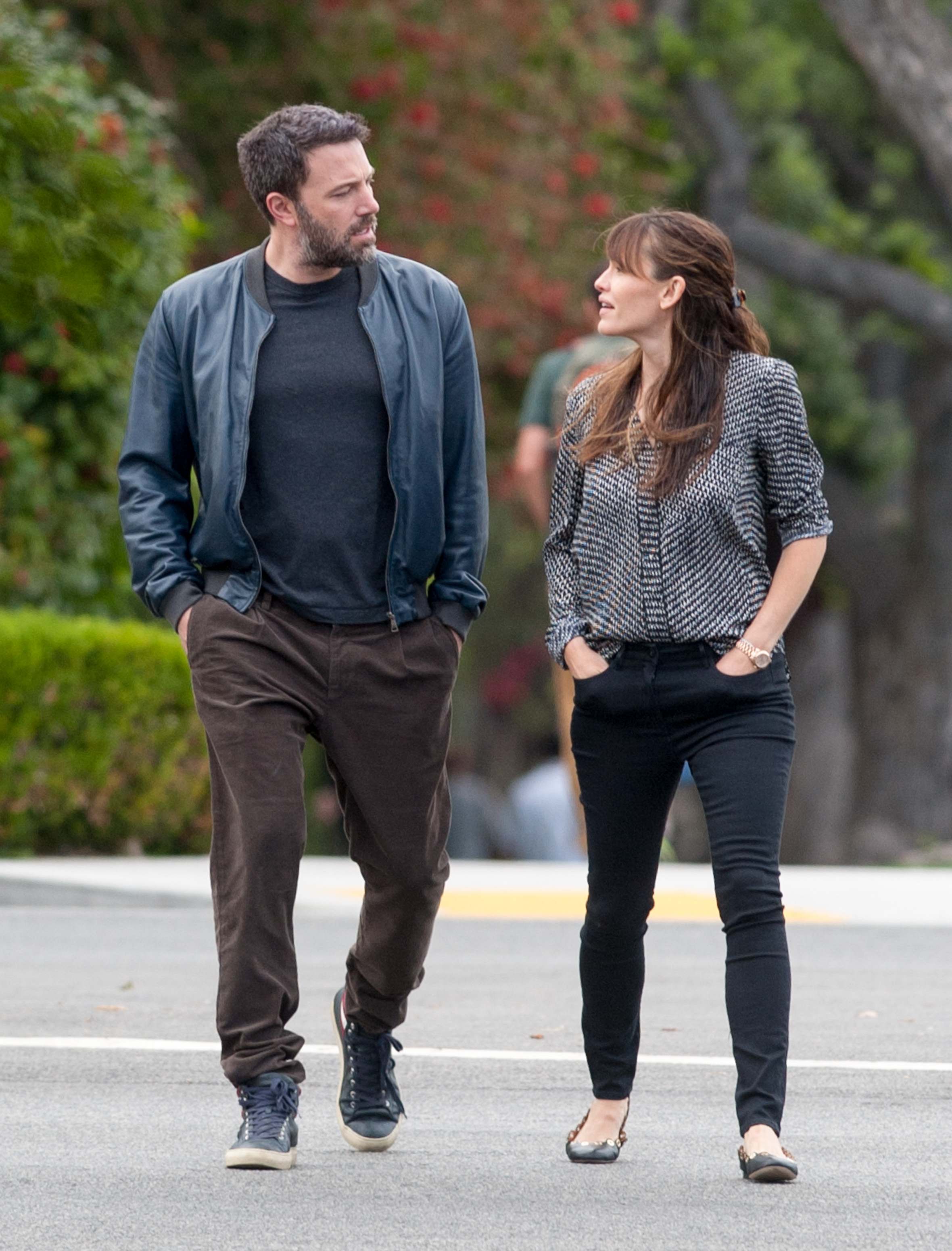 Ben Affleck and Jennifer Garner are seen in Brentwood on April 24, 2015 | Source: Getty Images