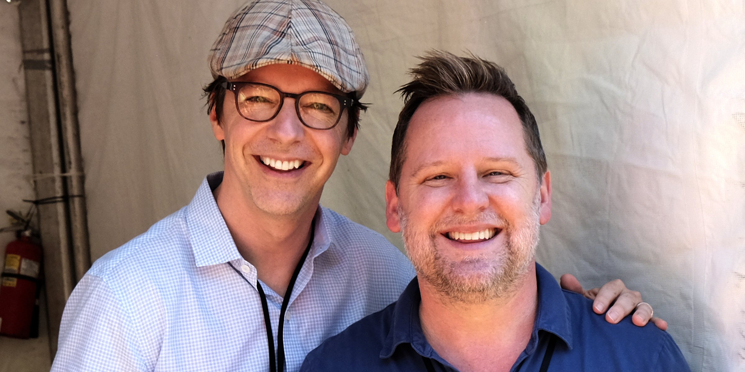 Sean Hayes and His Husband, Scott Icenogle, Smile for a Picture | Source: Getty Images