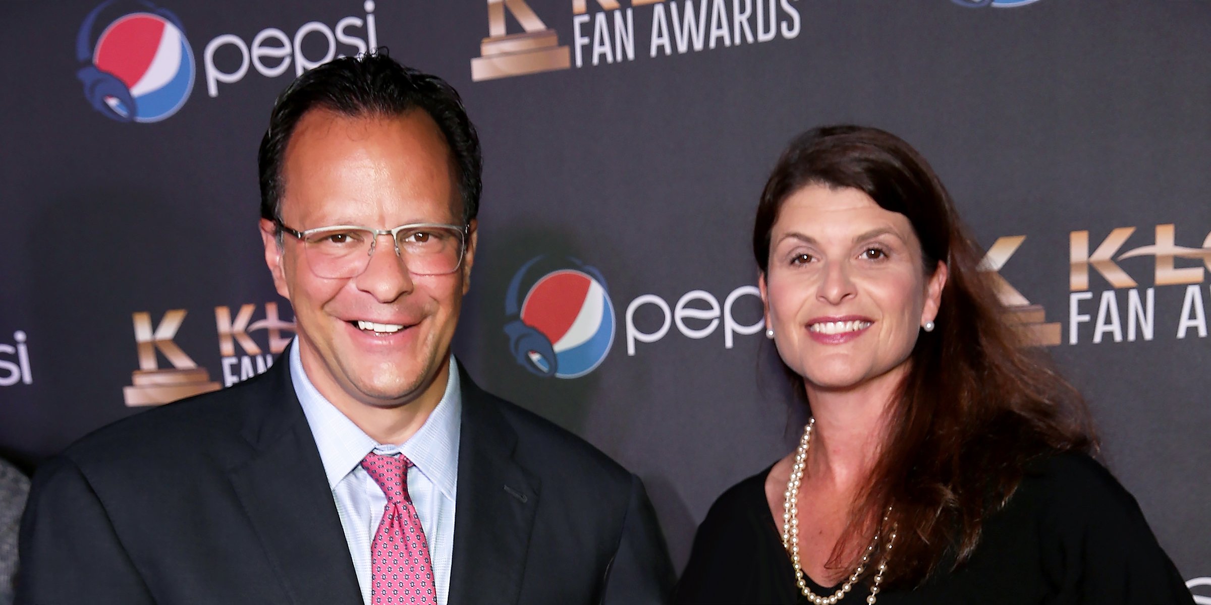 Tom Crean with his wife Joani Harbaugh. | Source: Getty Images