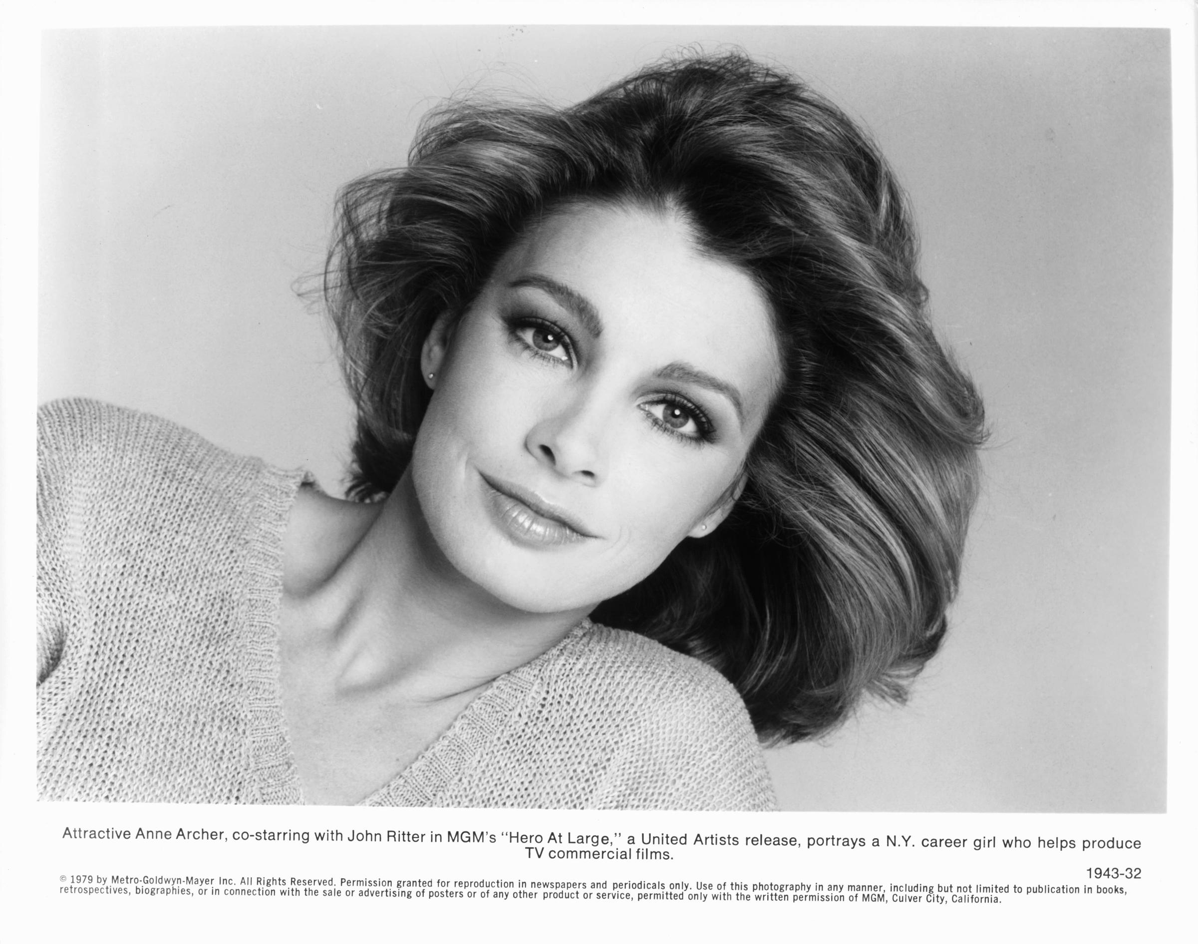 The actress in a publicity portrait for the movie "Hero At Large'," in 1979 | Source: Getty Images