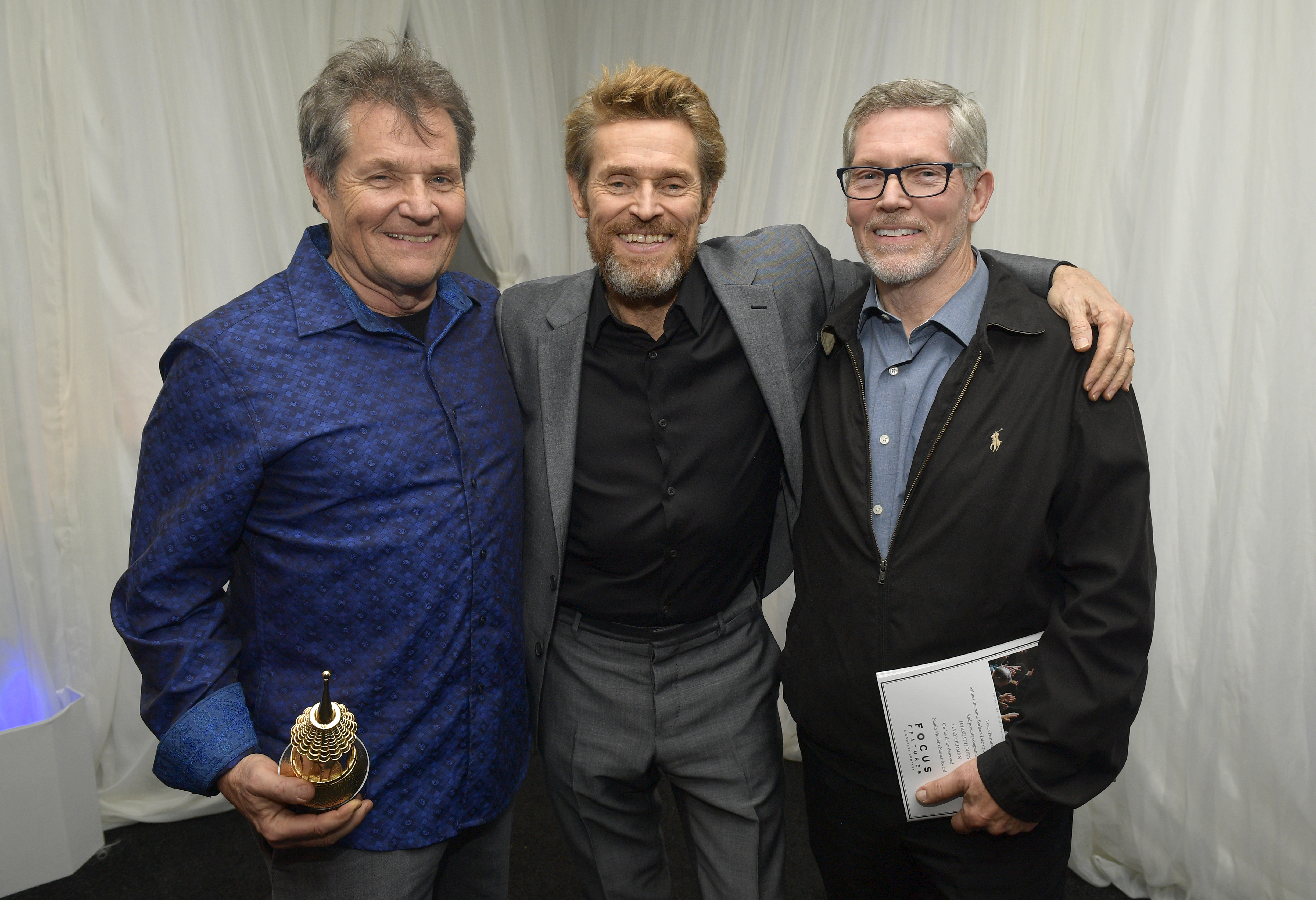 Richard, Willem, and Donald Dafoe at The 33rd Santa Barbara International Film Festival on February 1, 2018, in Santa Barbara, California. | Source: Getty Images