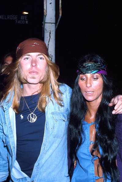Cher and Gregg Allman at an event in March 1979. | Photo: Getty Images