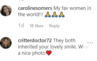 Fan comments on Suzanne's picture with her granddaughters | Instagram: @suzannesomers