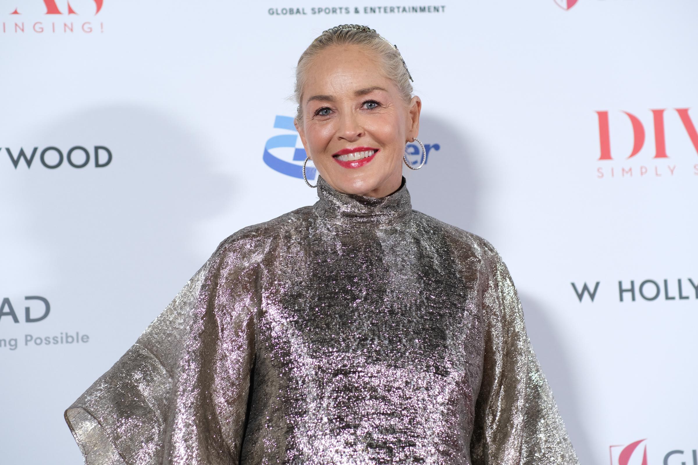 Sharon Stone at the Wilshire Ebell Theatre on November 19, 2023, in Los Angeles, California. | Source: Getty Images