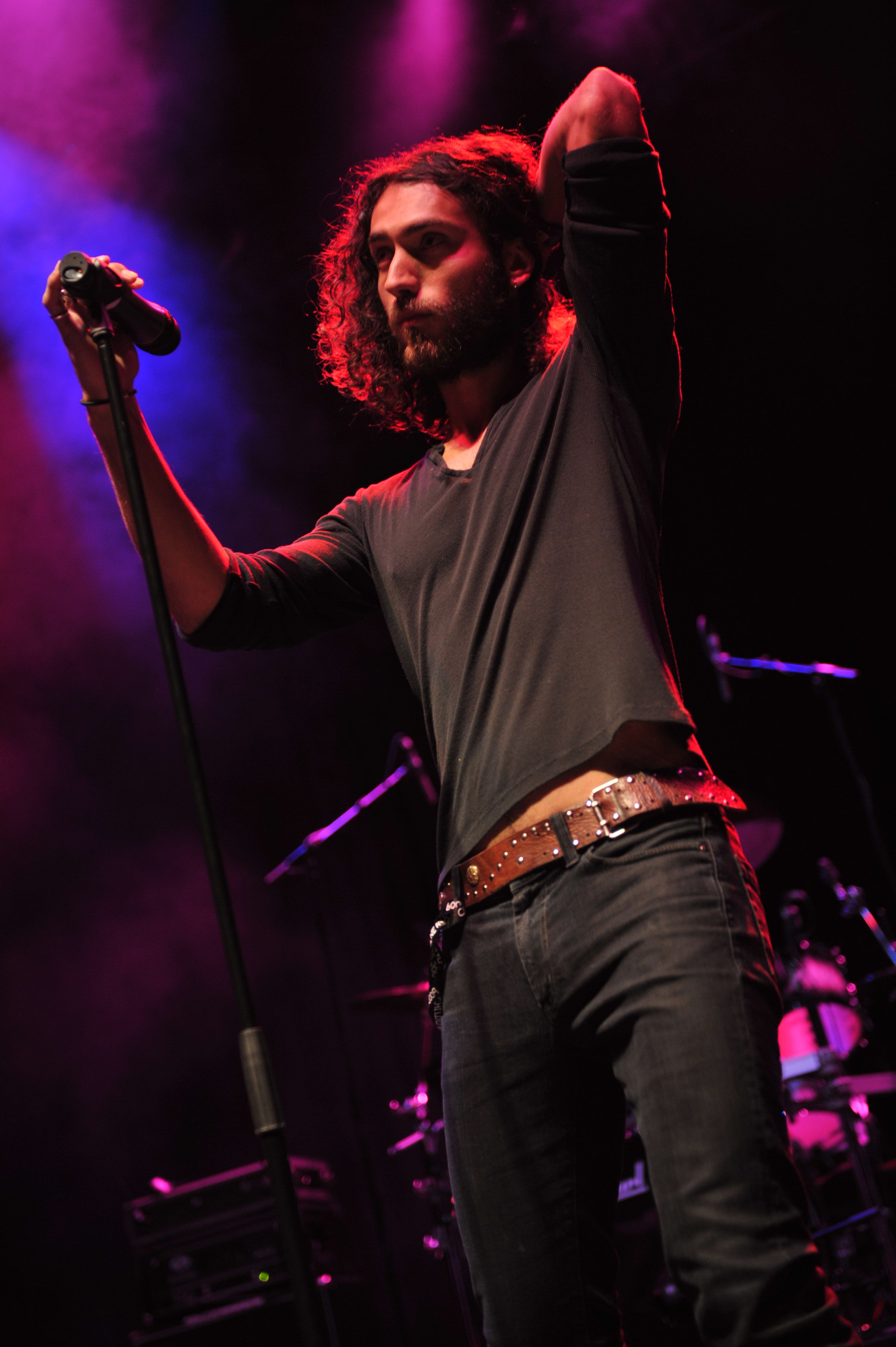 Logan Plant onstage on June 1, 2009, in London | Source: Getty Images