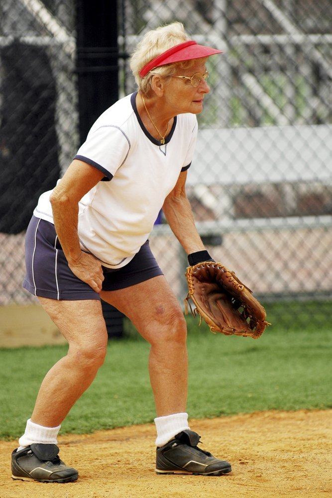 Senior female catcher on the softball team | Source: Shutterstock