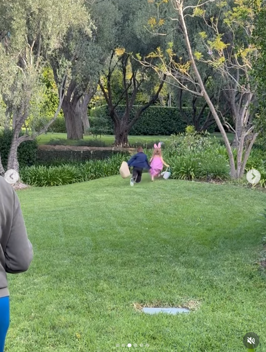 Archie and Lilibet with their baskets from a video dated April 6, 2026. | Source: Instagram/meghan