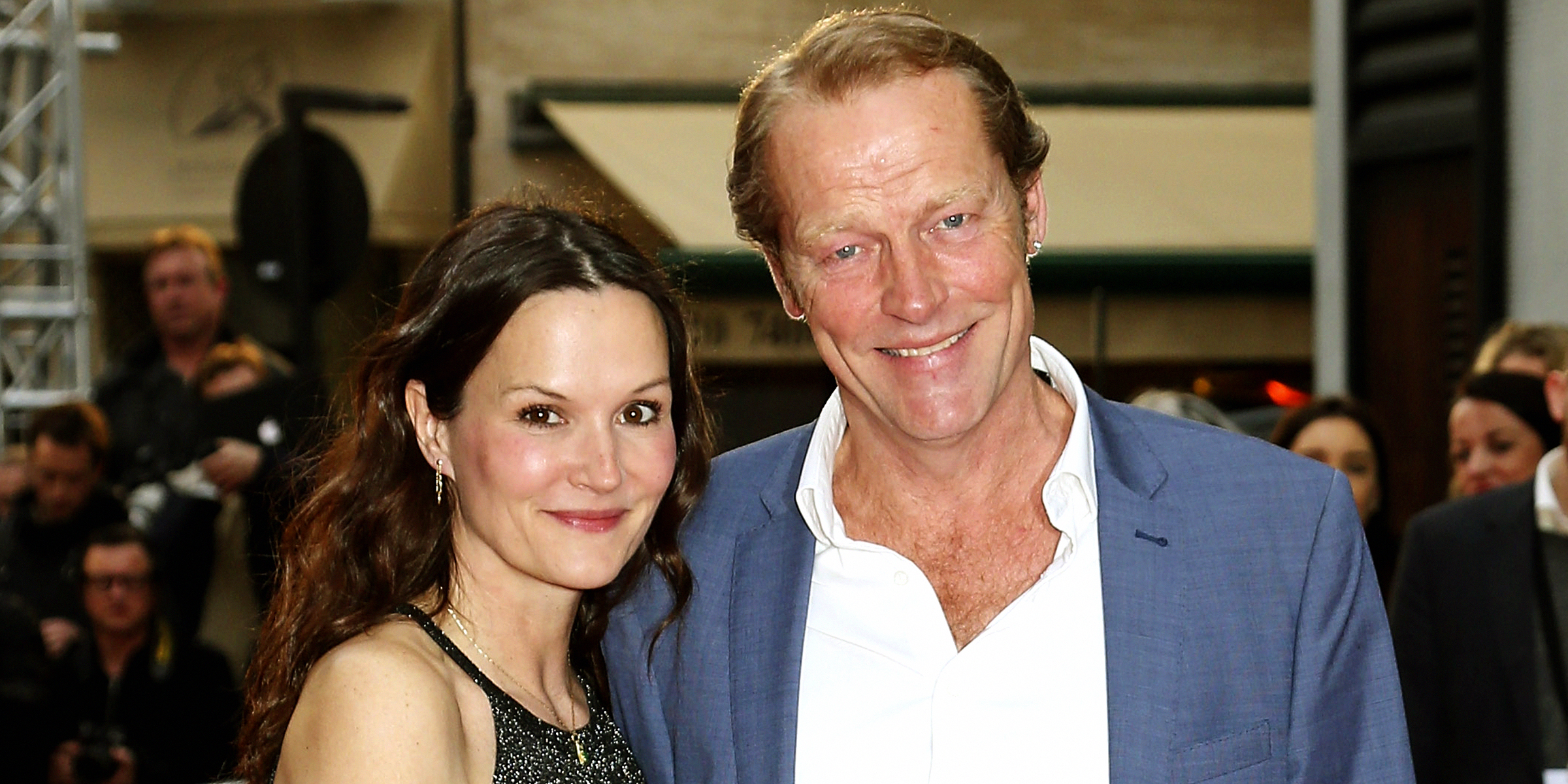 Iain Glen and Chalotte Emmerson | Source: Getty Images