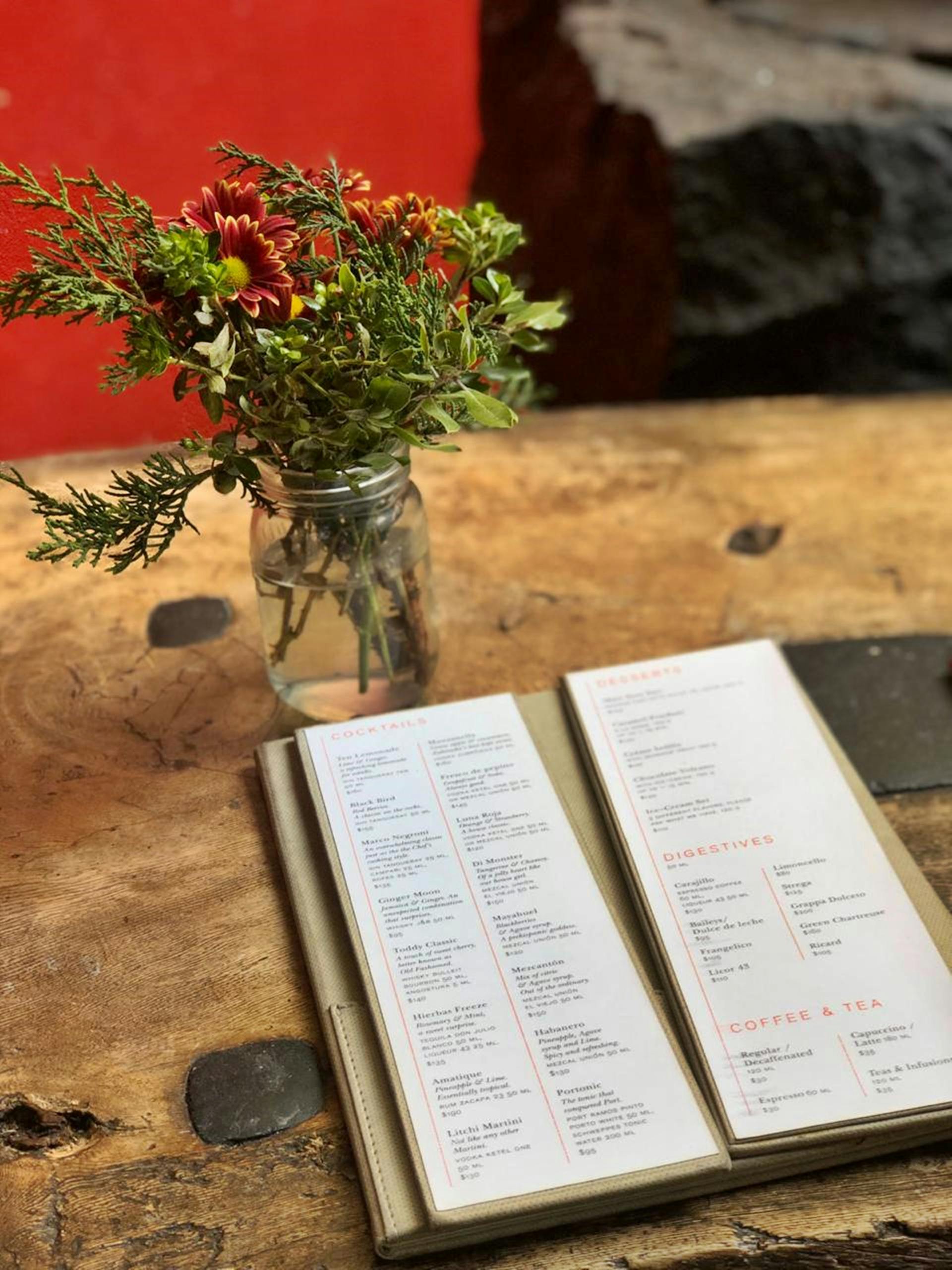 A menu card lying on a table | Source: Pexels