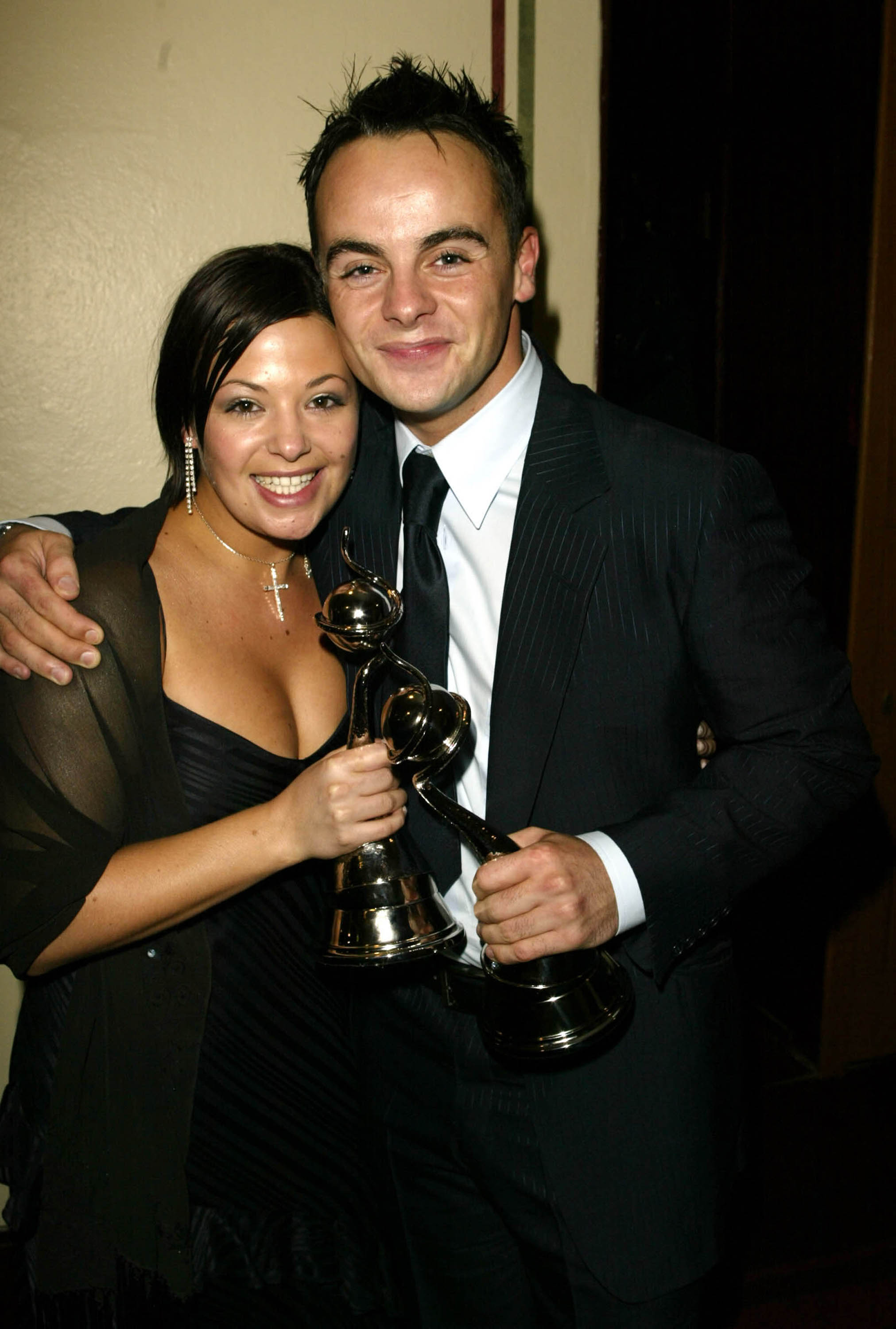 Lisa Armstrong and Ant McPartlin during the National TV Awards after-party at the Royal Albert Hall on October 15, 2002, in London, England. | Source: Getty Images