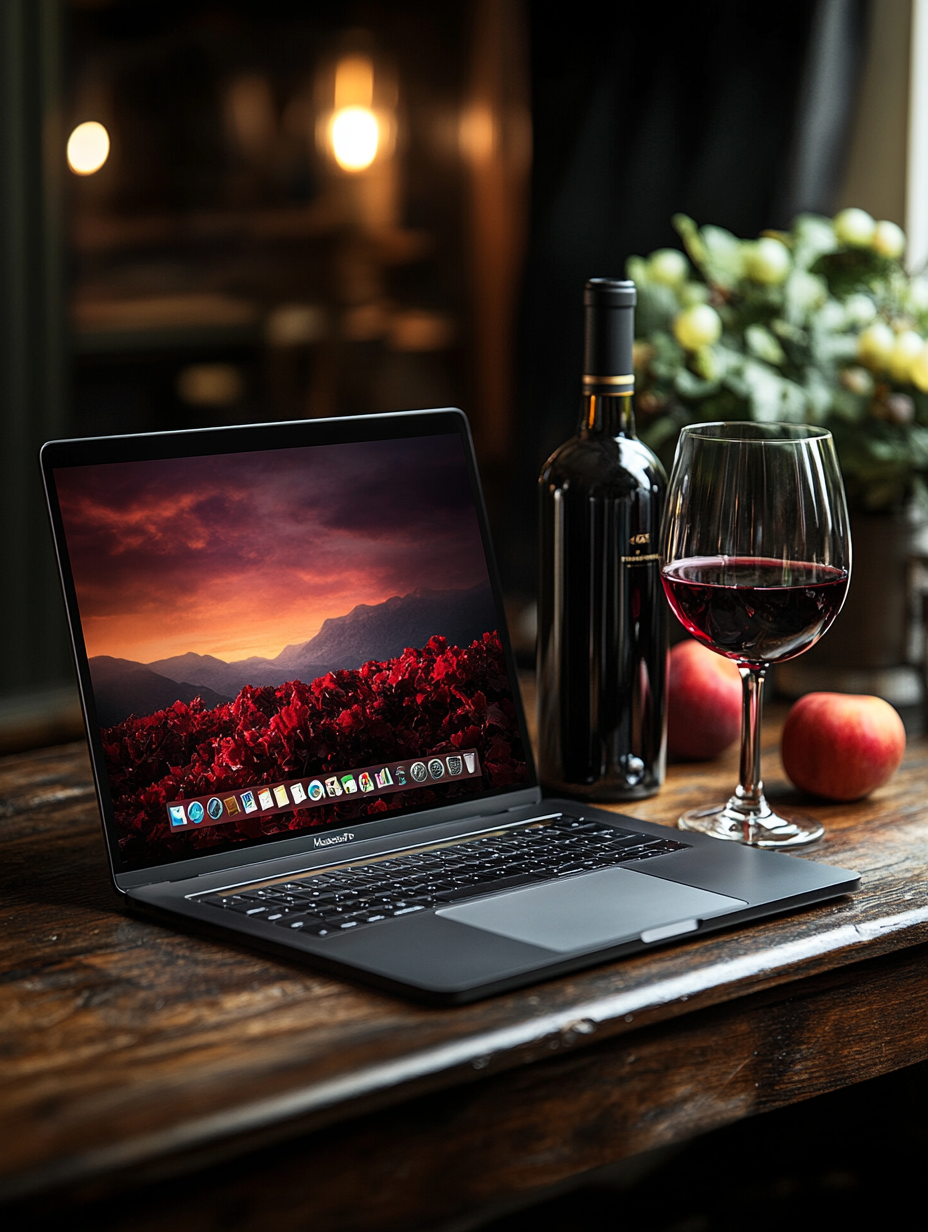 A laptop on a table | Source: Midjourney