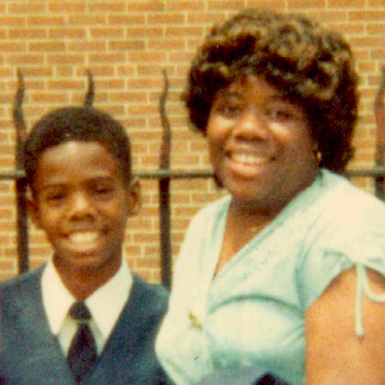 The actor when he was younger smiling with a loved one, posted on April 12, 2026. | Source: X/@CinemaBurst