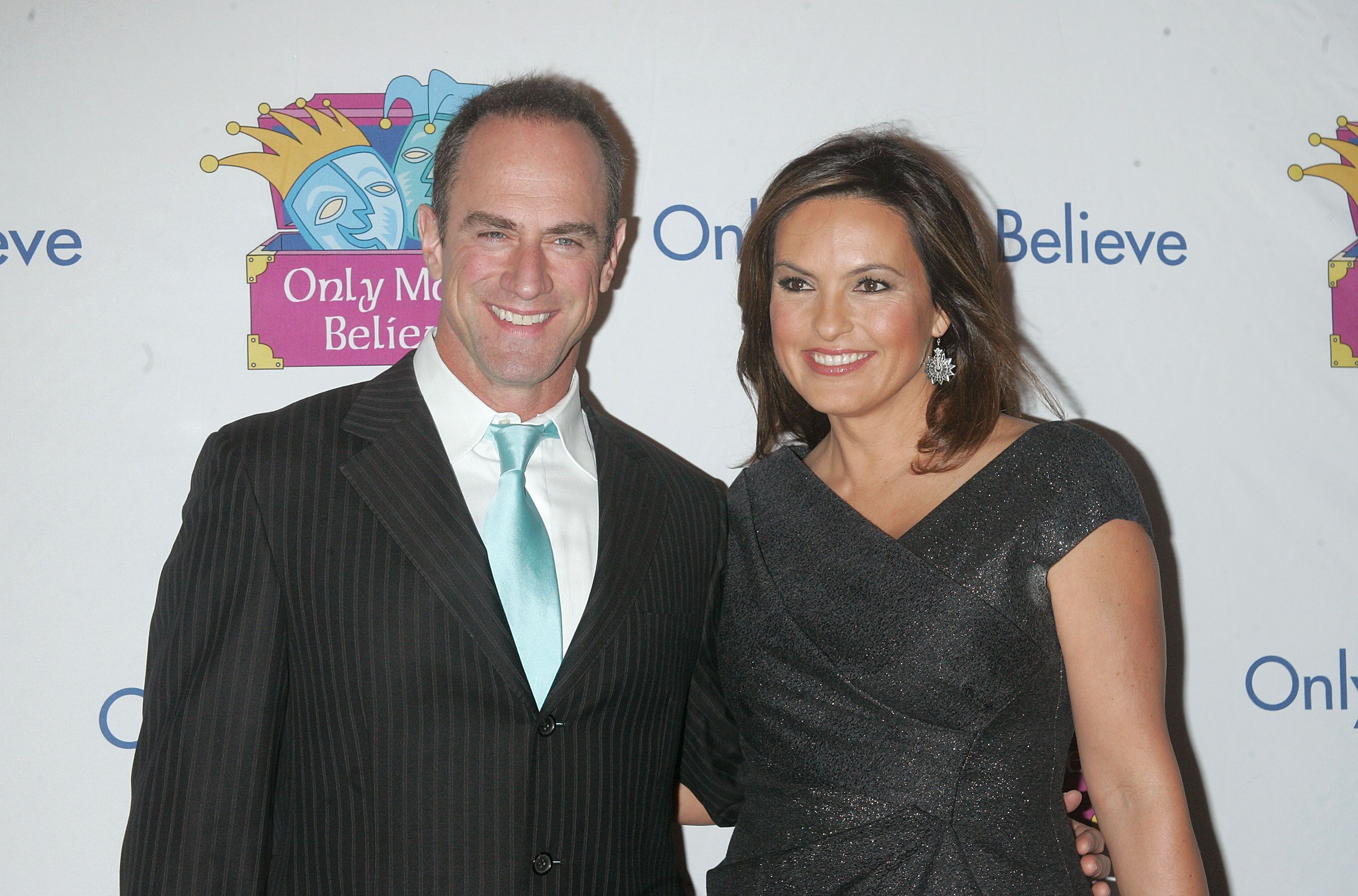 Chris Meloni and Mariska Hargitay at the 12th Annual Make Believe on Broadway gala at the Shubert Theatre on November 14, 2011, in New York City | Photo: Jim Spellman/WireImage/Getty Images