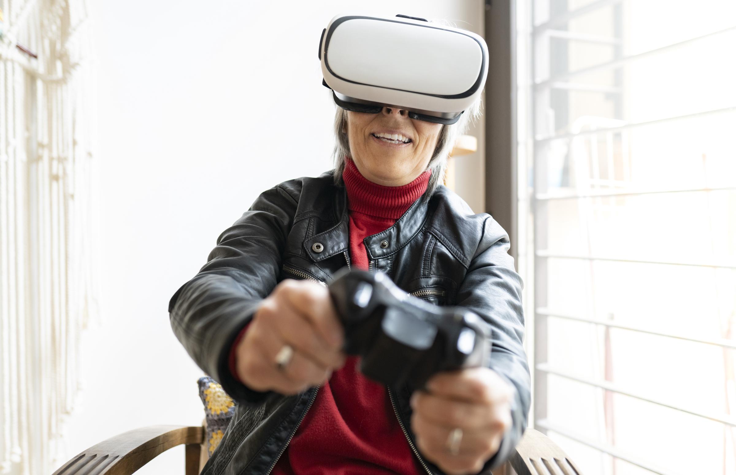 A woman playing a VR game | Source: Getty Images