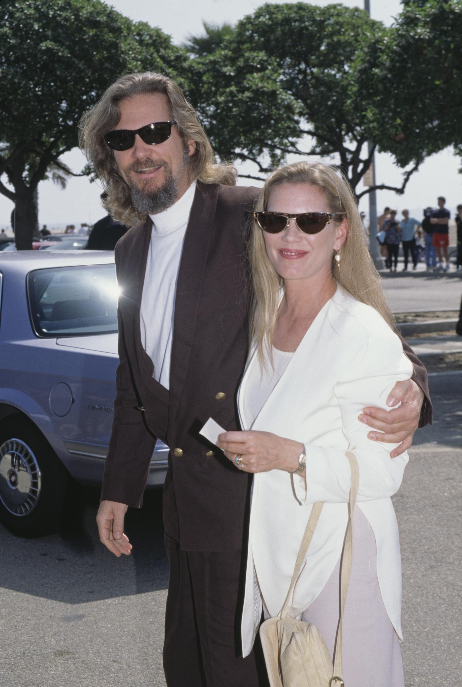 The actor and his companion in Santa Monica, California, on March 22, 1997 | Source: Getty Images