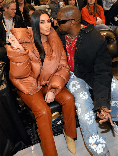 Kim Kardashian West and Kanye West attend the 69th NBA All-Star Game at United Center on February 16, 2020 in Chicago, Illinois. | Source: Getty Images