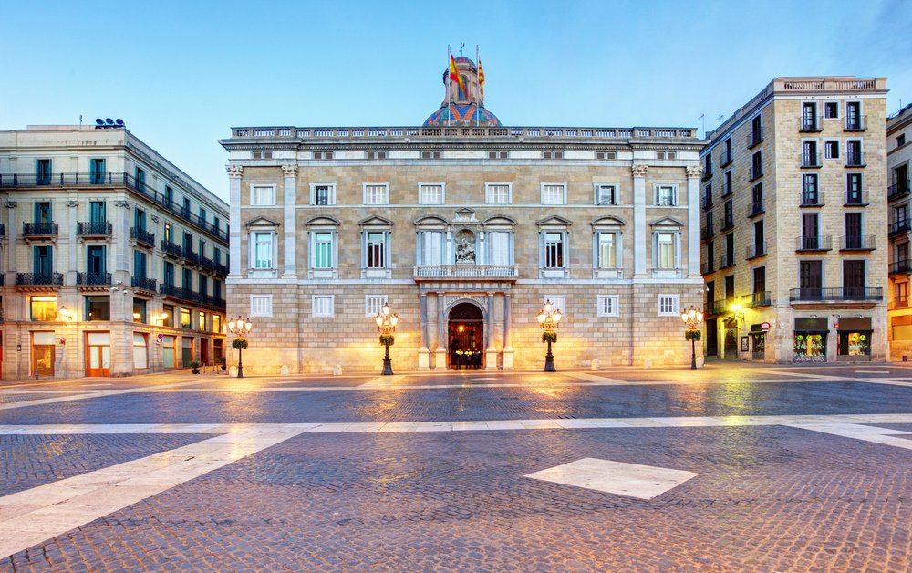 Generalitat de Catalunya en Barcelona, Plaza Sant Jaume. | Foto: Shutterstock