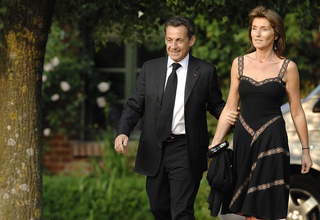Le président français Nicolas Sarkozy et son épouse Cecilia. | Photo : Getty Images