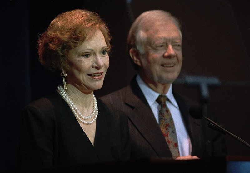 Rosalynn Carter and Jimmy Carter in Atlanta, Georgia, circa October, 1994 | Photo: Getty Images