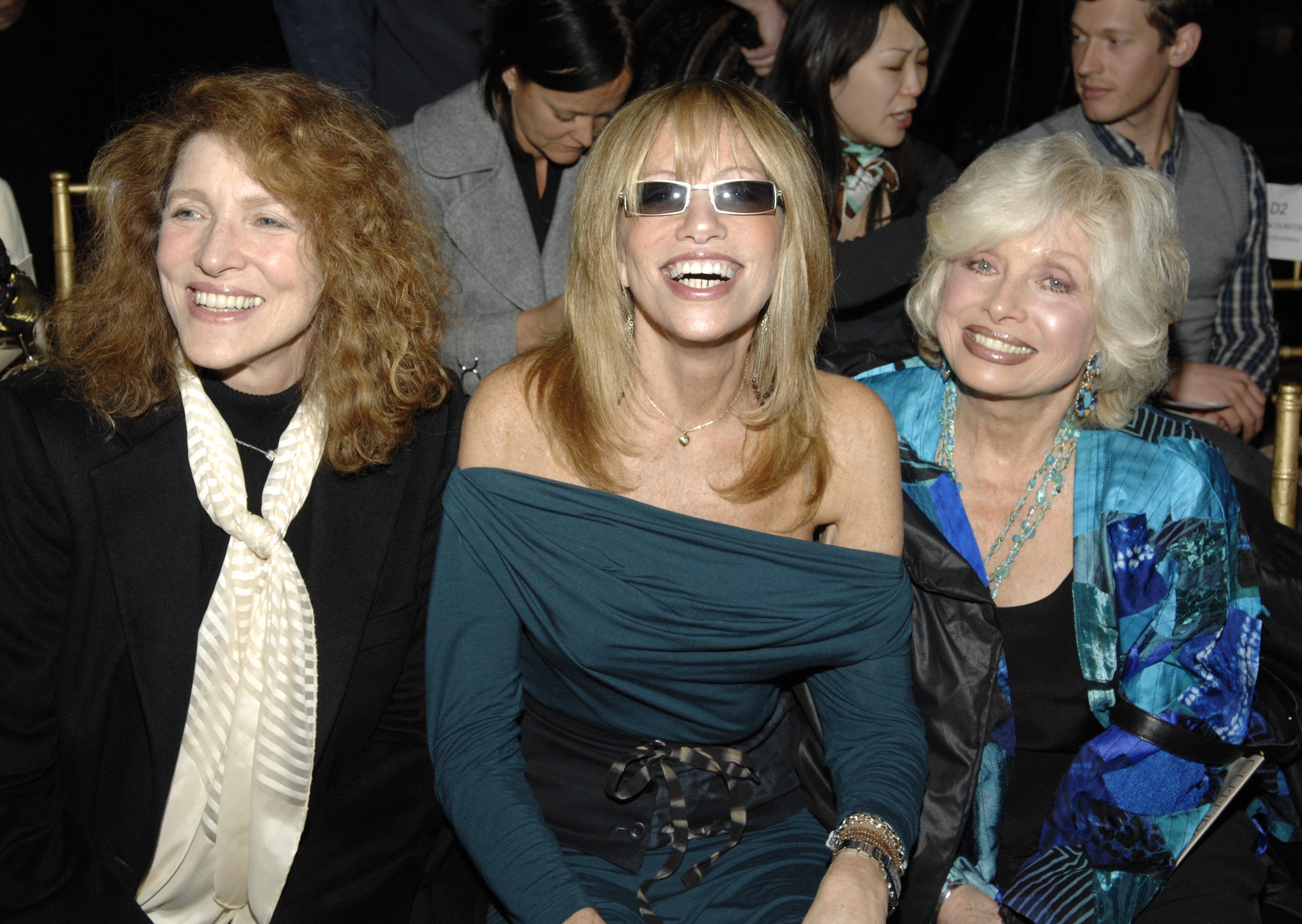 Lucy Simon, Carley Simon and Joanna Simon attend Future Fashion Runway Show on January 31, 2008 at Gotham Hall in New York City ┃Source: Getty Images