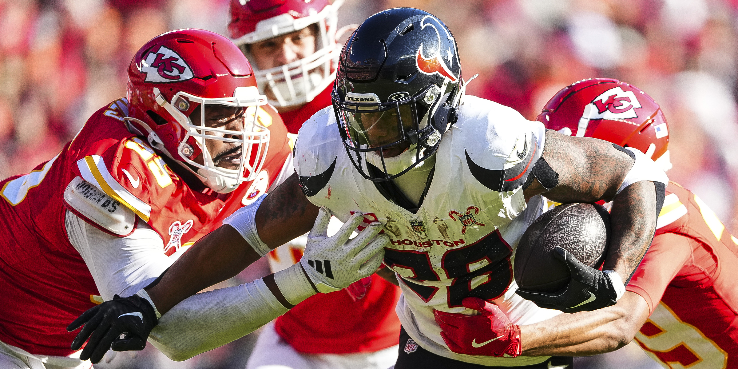 The Houston Texans against the Kansas City Chiefs, 2024 | Source: Getty Images