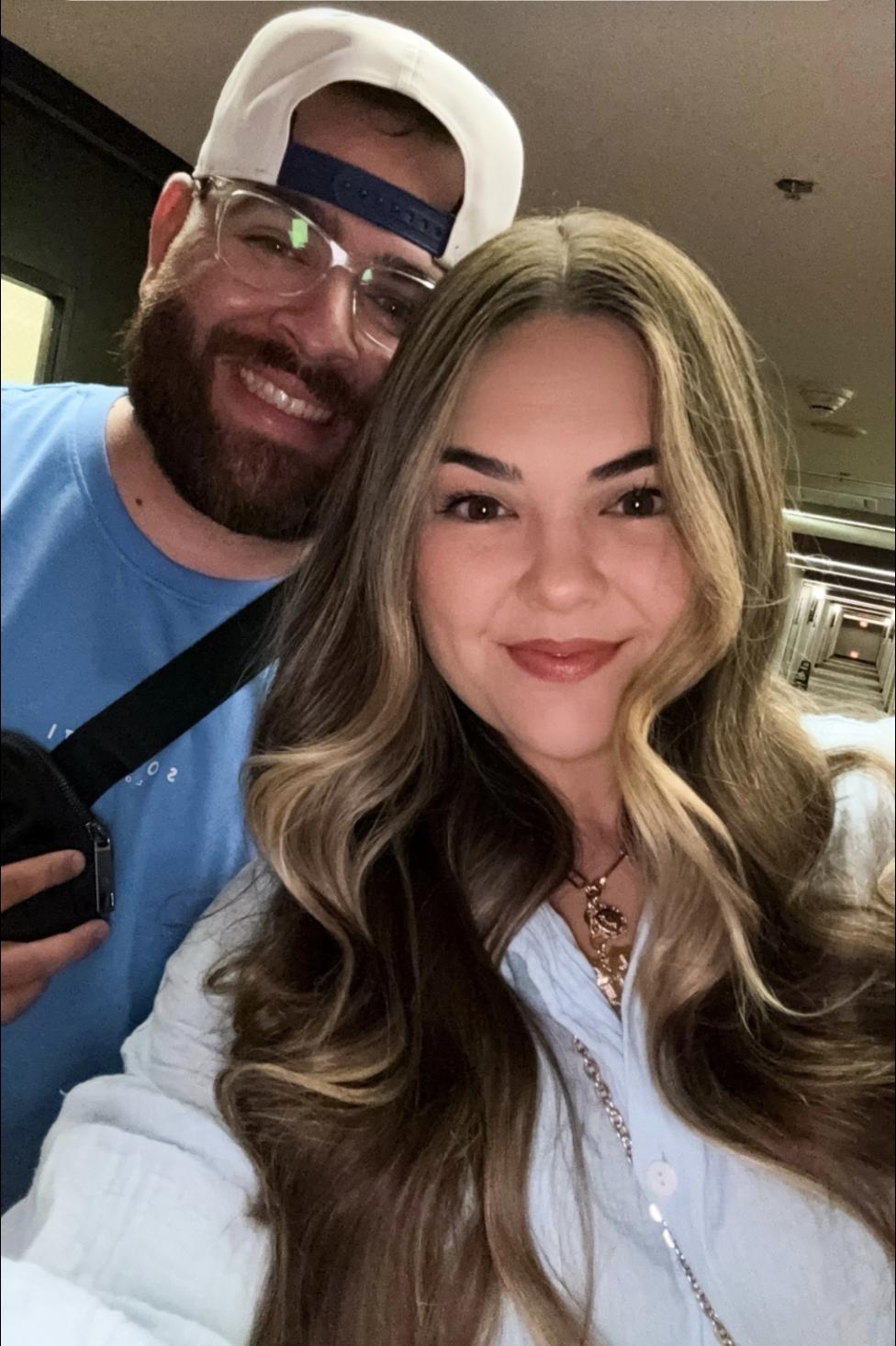 Brittne Largent with her husband, dated April 5, 2025 | Source: TikTok/@brittnelargent