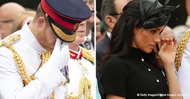 Prince Harry and pregnant Meghan's emotional moment that brought them to tears in public