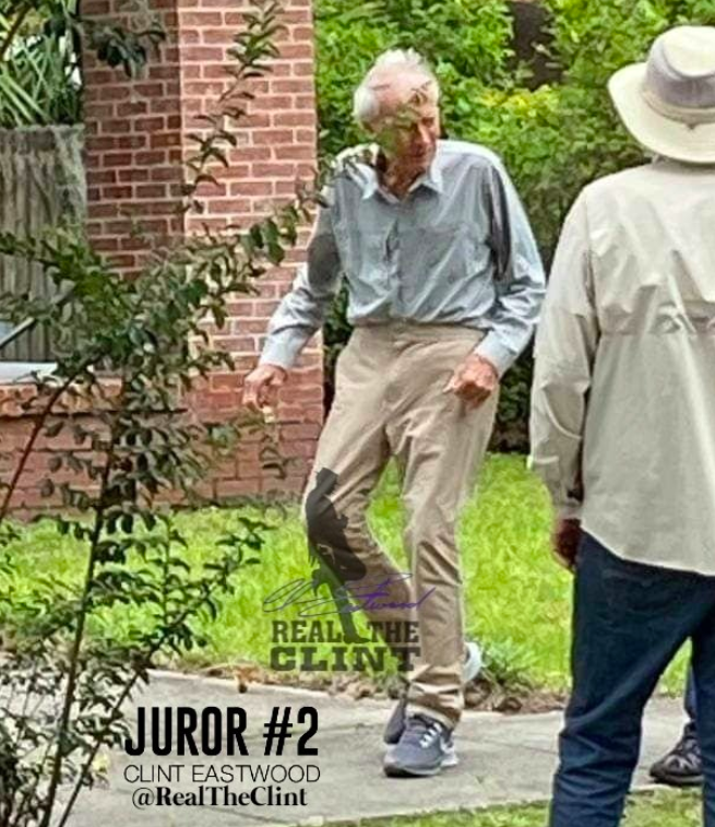 Clint Eastwood spotted filming "Juror No. 2," posted on June 23, 2023 | Source: X/@RealTheClint