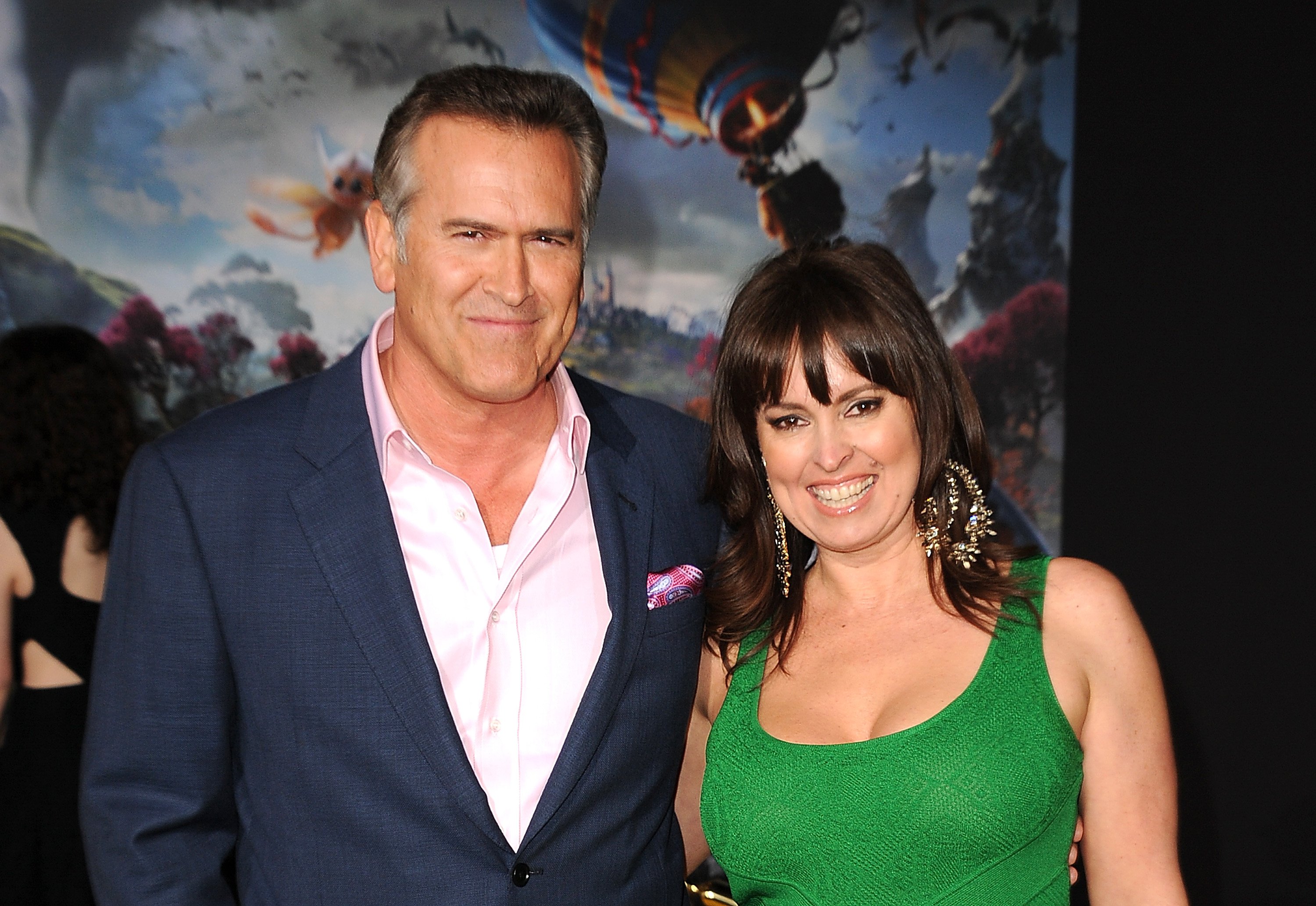 Bruce Campbell and Ida Gearon during the world premiere of Disney's "OZ The Great And Powerful" at the El Capitan Theatre on February 13, 2013, in Hollywood, California. | Source: Getty Images