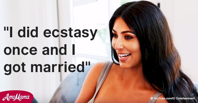Kim Kardashian confessed she got married and did a sex tape while high on ecstasy
