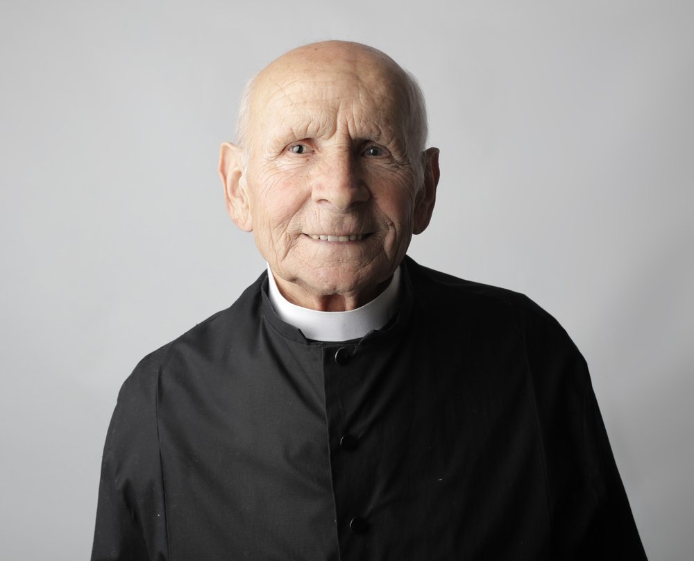 A portrait of an old priest. | Photo: Shutterstock