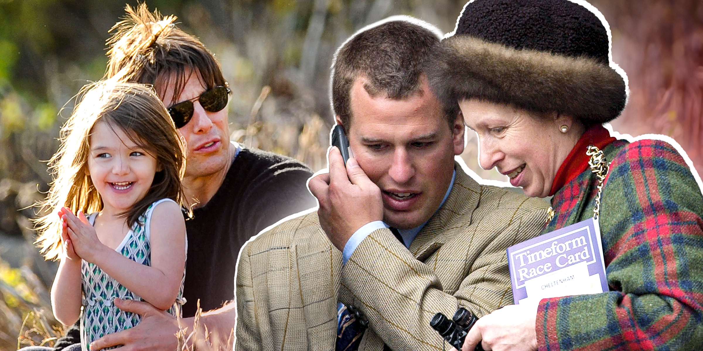 Suri and Tom Cruise | Peter Phillips and Princess Anne | Source: Getty Images