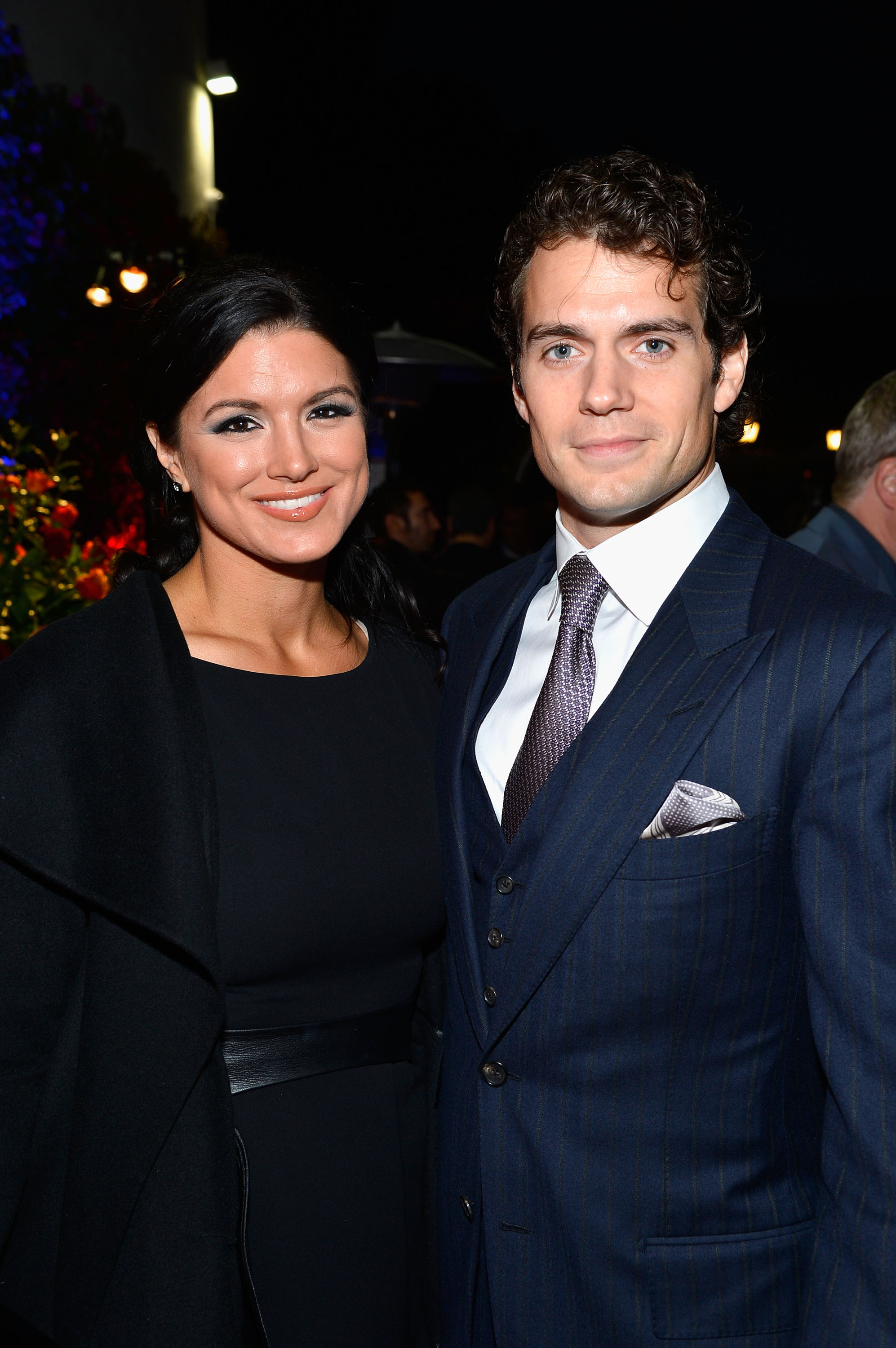 Gina Carano and Henry Cavill at the GREAT British Film Reception on February 22, 2013, in Los Angeles, California | Source: Getty Images