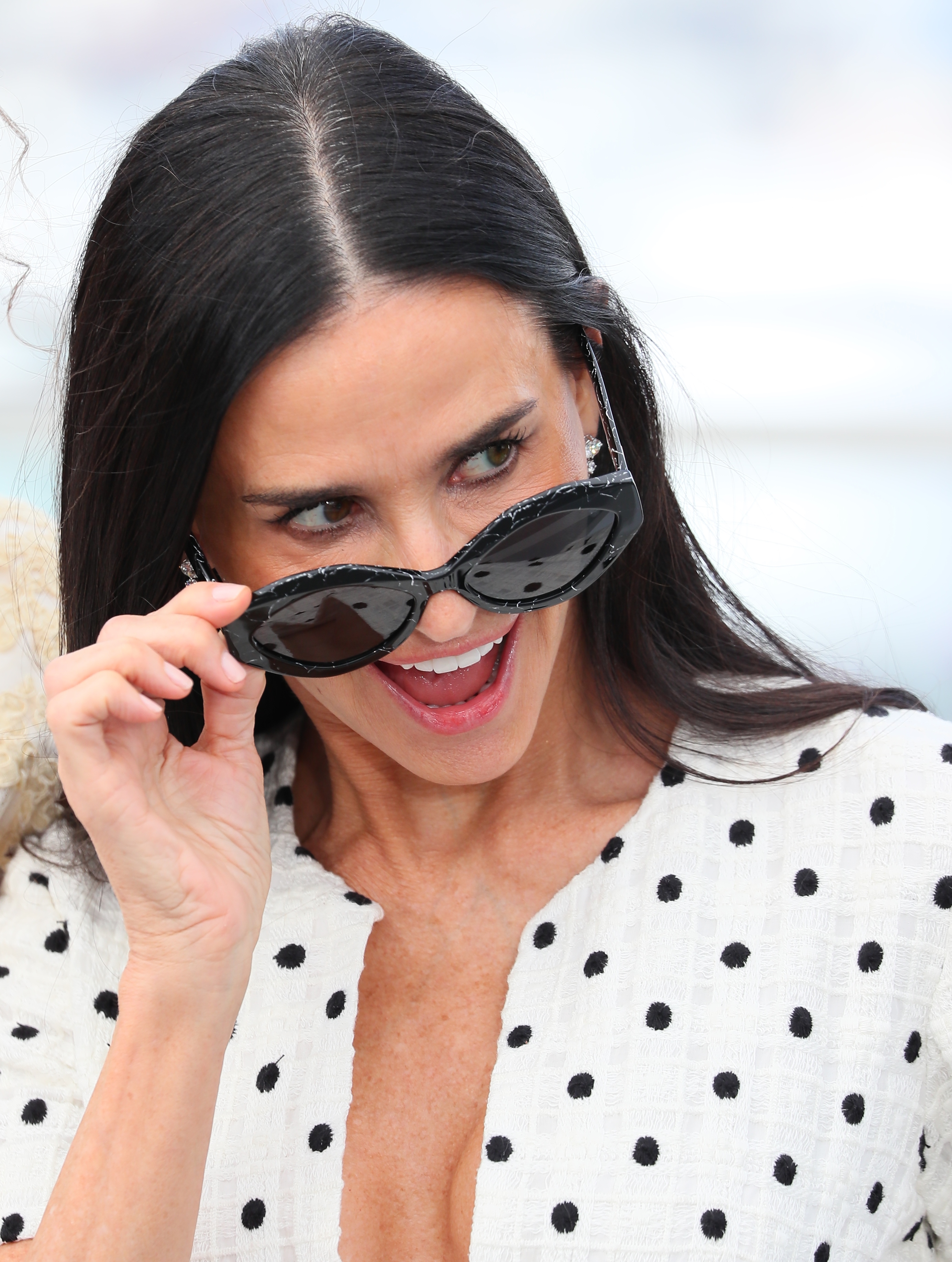 Demi Moore attends the "The Substance" photocall at the 77th annual Cannes Film Festival on May 20, 2024, in Cannes, France. | Source: Getty Images