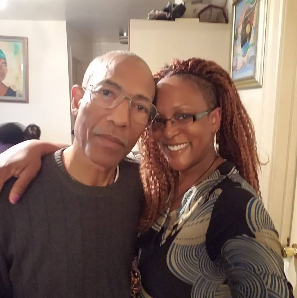 Frantzia Fleury and her father, from a post dated November 25, 2016 | Source: Facebook/Frantzia Fleury