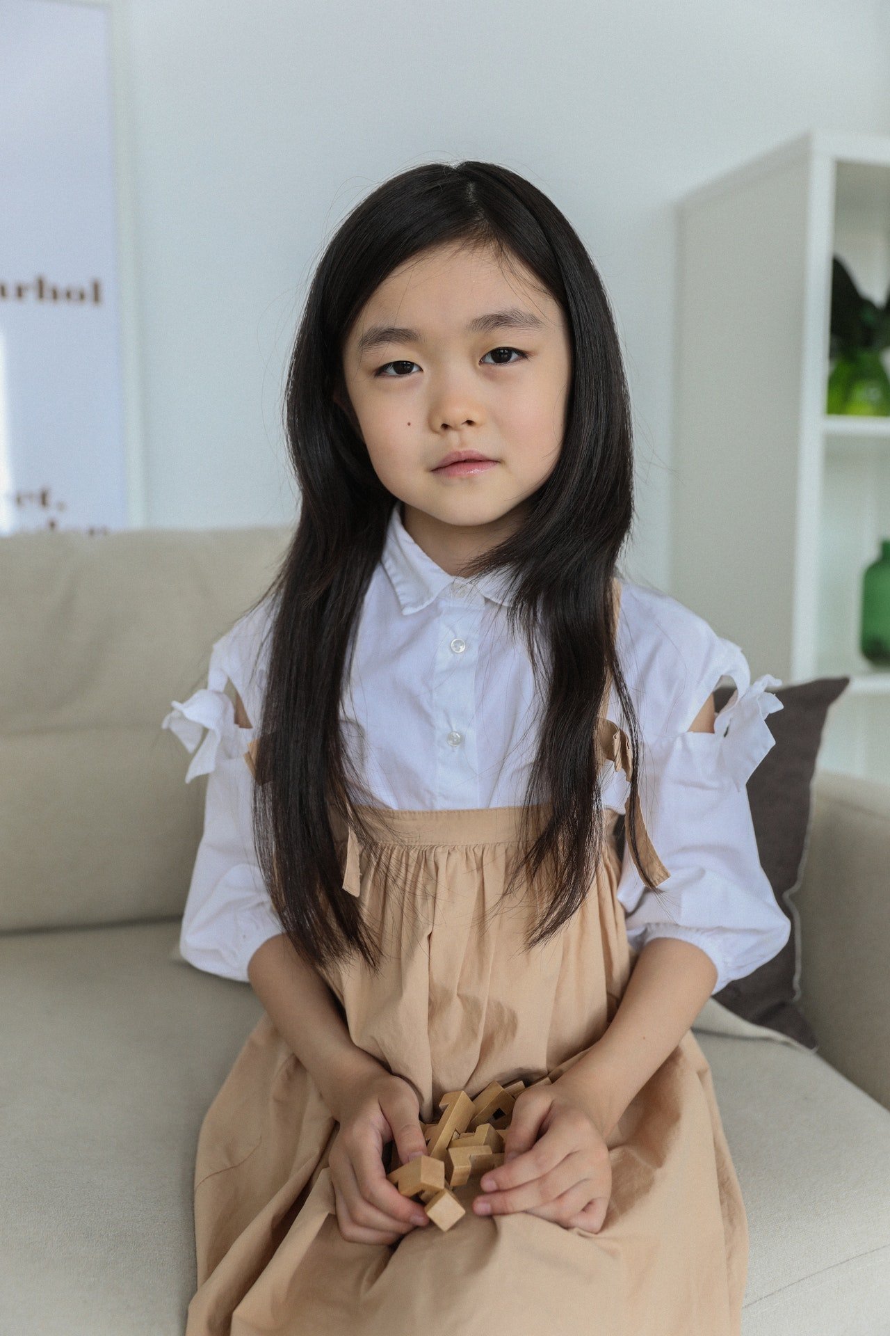 Retrato de una niña. | Foto: Pexels