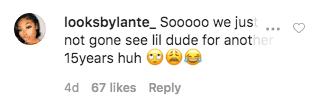 A fan's comment on Janet Jackson's post | Source: Instagram/janetjackson