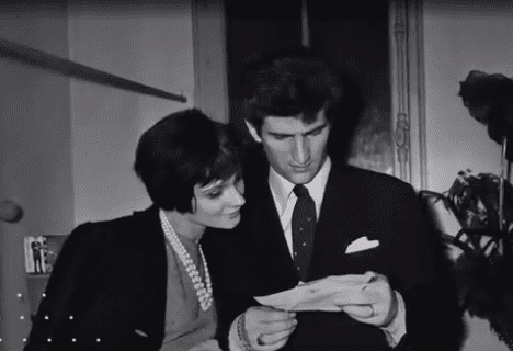 Eddy Mitchel épouse Françoise Lavit, juin 1961. Photo : Femme Actuelle