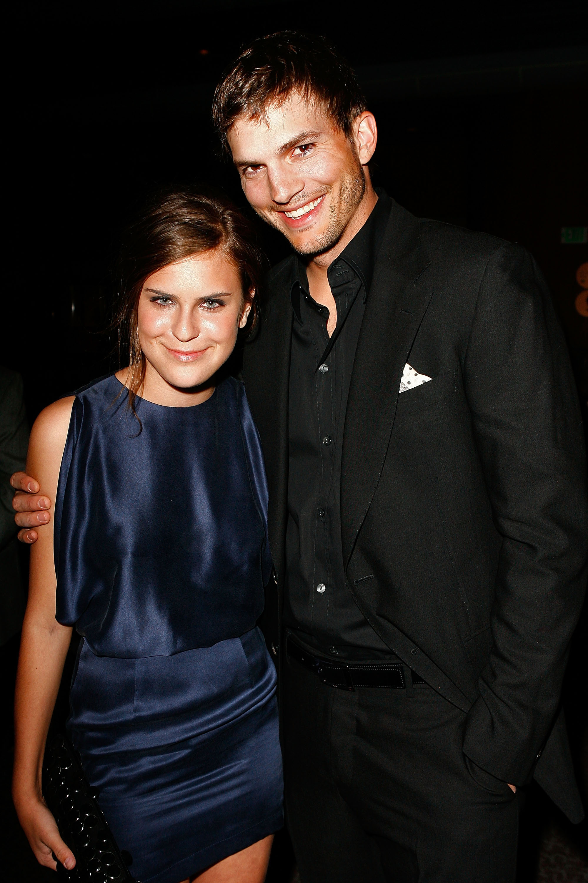 Tallulah Belle Willis and Ashton Kutcher at the premiere of Glamour Reel Moments presented by Suave on October 14, 2008, in Los Angeles, California | Source: Getty Images