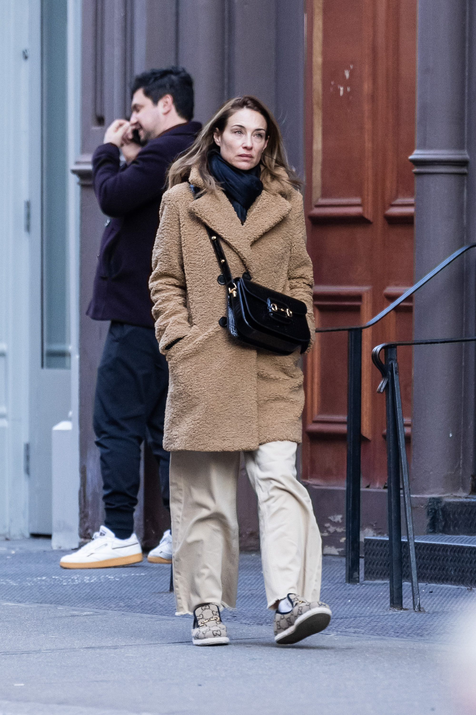 Claire Forlani seen in SoHo on November 22, 2022, in New York. | Source: Getty Images