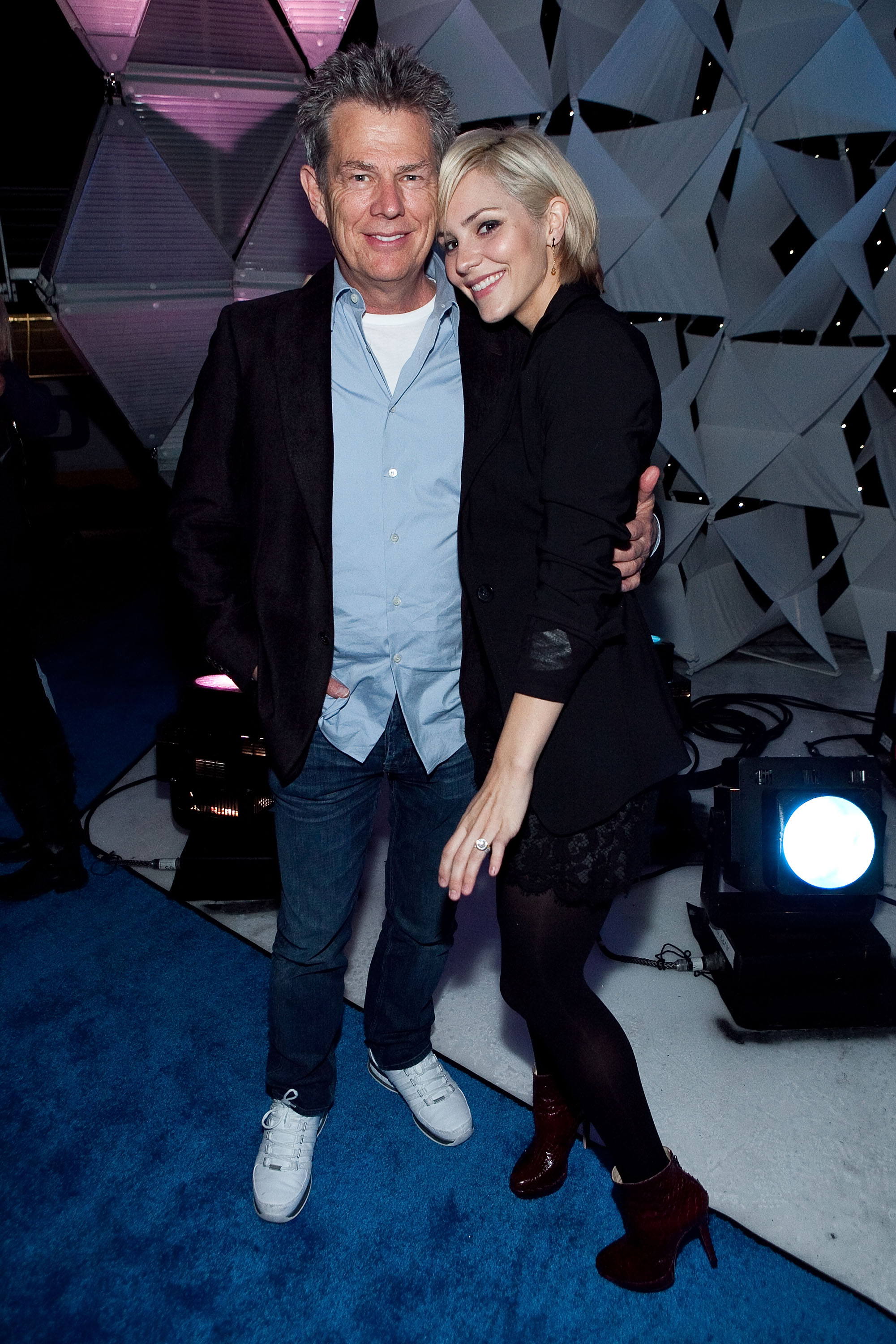 Music producer David Foster and singer-songwriter Katharine McPhee at the "Kaleidoscope" at Verizon Center on November 16, 2009 in Washington, DC. | Source: Getty Images